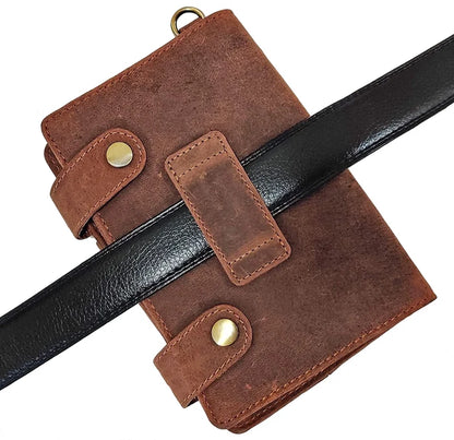 Selene Genuine Leather Crossbody Travel Wallet for Women