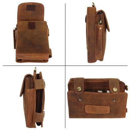 Selene Genuine Leather Crossbody Travel Wallet for Women