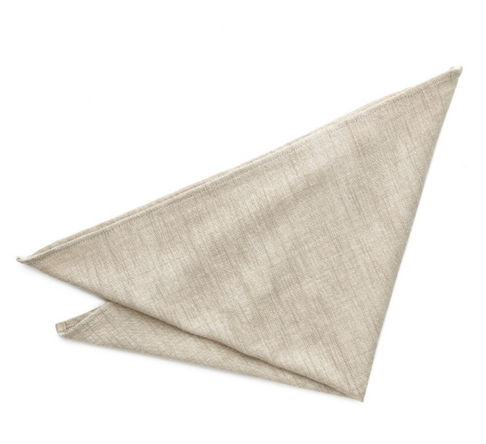 Set of 4 Hand Woven Ethiopian Cotton Petra Dinner Napkins- Navy or Beige, Eco-Friendly, Fair Trade - Give Back Goods