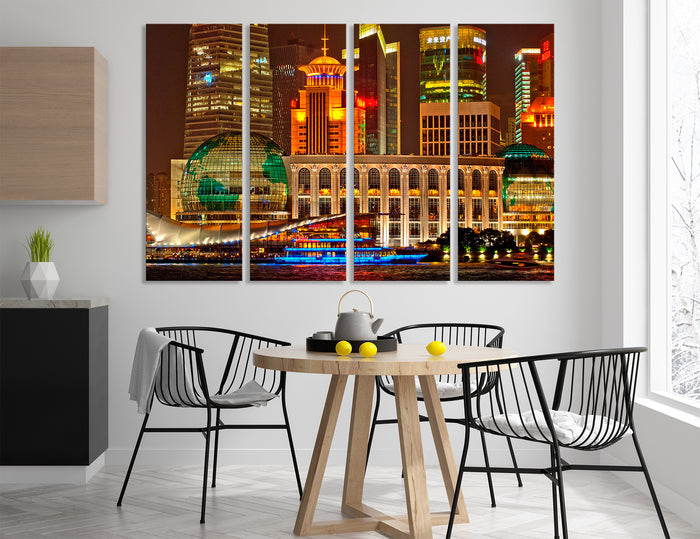 Shanghai Canvas Print #9092