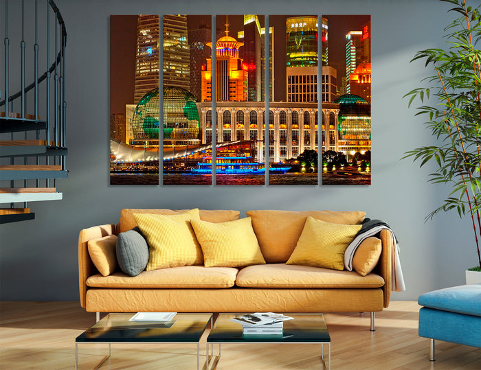 Shanghai Canvas Print #9092