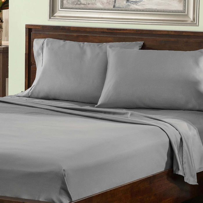 Sheet Set Single 250TC - Silver Grey