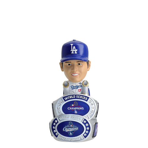 Shohei Ohtani Los Angeles Dodgers 2025 Back To Back World Series Champions Ring Base Mini Bighead MLB Bobblehead