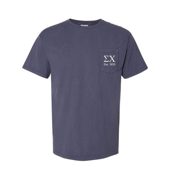 Sigma Chi Short Sleeve Pocket Tee