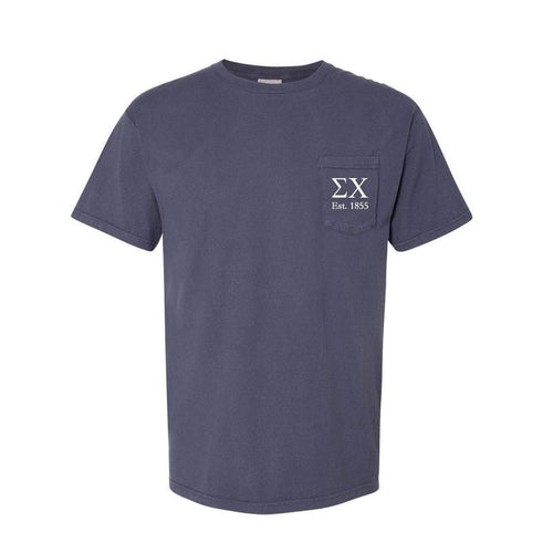 Sigma Chi Short Sleeve Pocket Tee