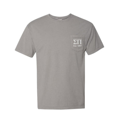 Sigma Pi Short Sleeve Pocket Tee