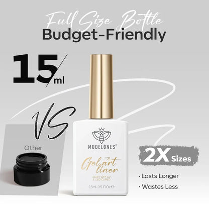 Modelones White Gel Art Liner#white