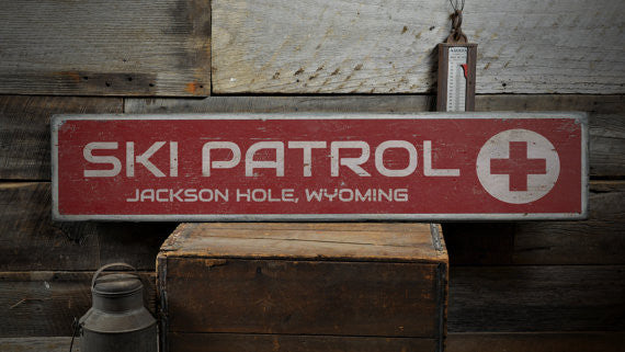 Ski Patrol Sign