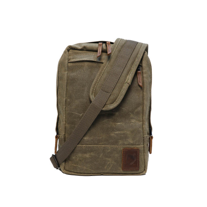sling-bag (Tan)(Waxed Canvas)