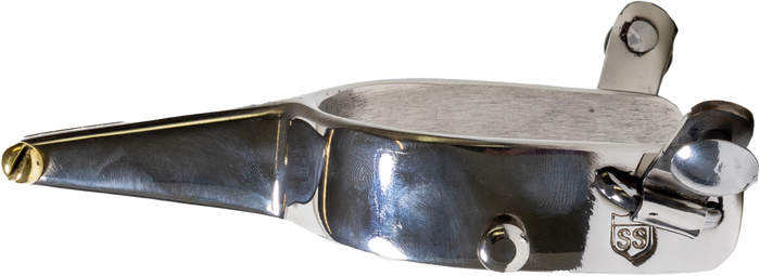 Slingin Shanks Stainless Bareback Spurs