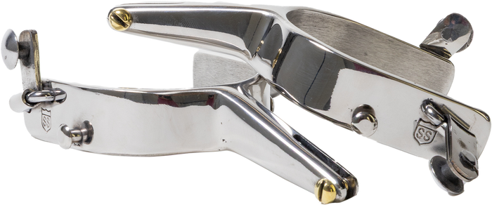 Slingin Shanks Stainless Bareback Spurs