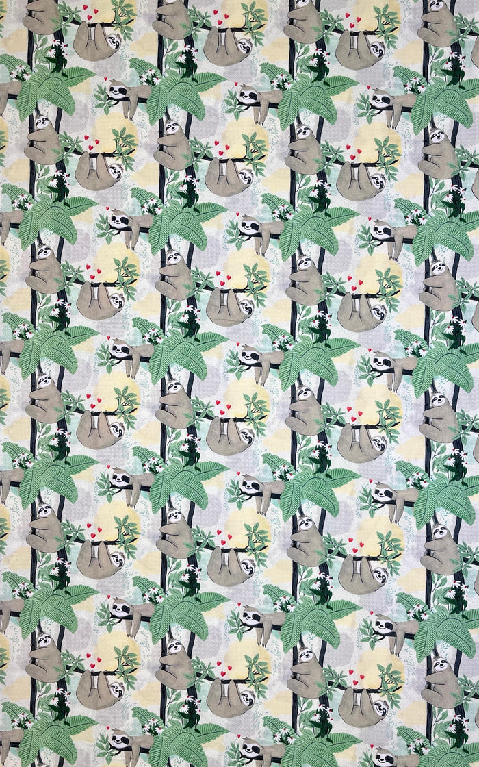SLOTHS HANGING ON BRANCHES FUN-CD8846 CREAM