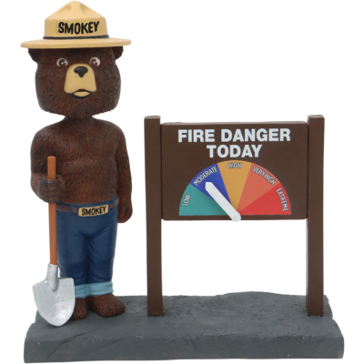 Smokey Bear Fire Danger Meter Bobblehead (Presale)