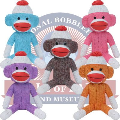 Sock Monkey Bobbleheads