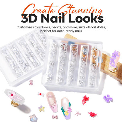 3D silicone nail mold #paper-moon