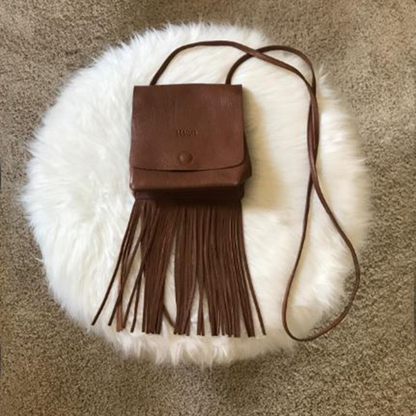 leather sling bag