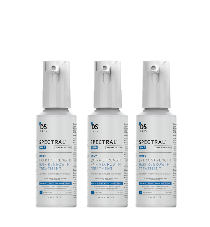 Spectral.UHP 3 Month Supply | Extra Strength Hair Regrowth Treatment with Minoxidil 5%