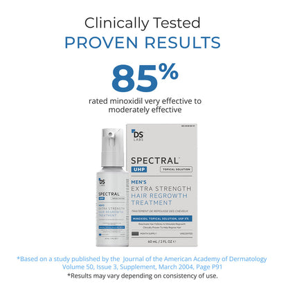 Spectral.UHP 3 Month Supply | Extra Strength Hair Regrowth Treatment with Minoxidil 5%