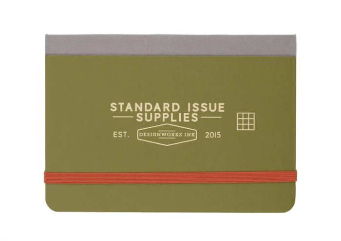 Standard Issue Pocket Journal - Army Green & Chili