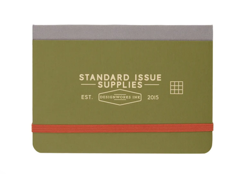 Standard Issue Pocket Journal - Army Green & Chili