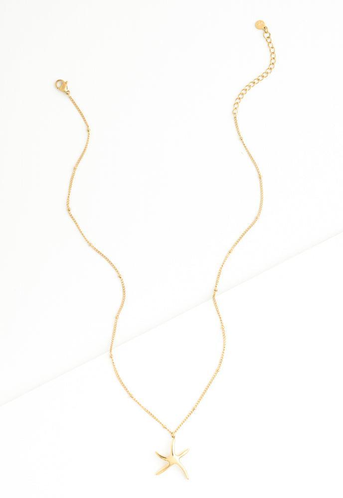 Starfish Necklace in Gold, Give freedom to Women!