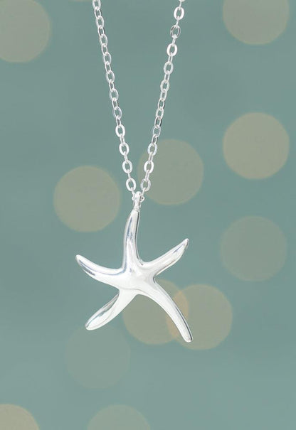 Starfish Necklace in Sterling Silver, Give Freedom to Women!