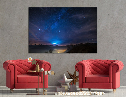 Starry Sky Canvas Print #7056