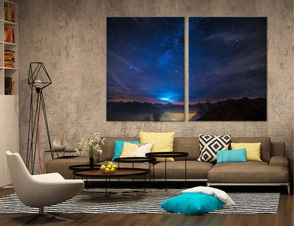 Starry Sky Canvas Print #7056
