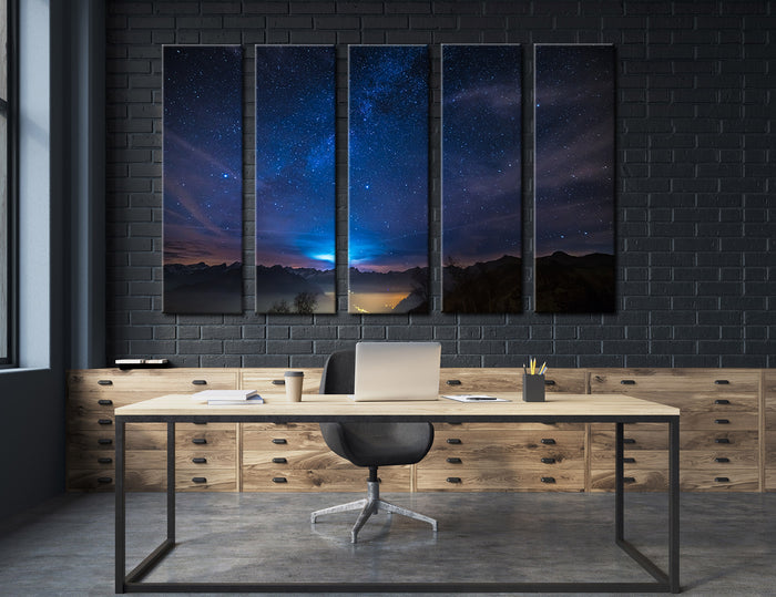 Starry Sky Canvas Print #7056