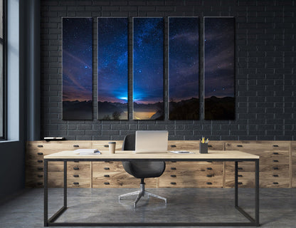 Starry Sky Canvas Print #7056