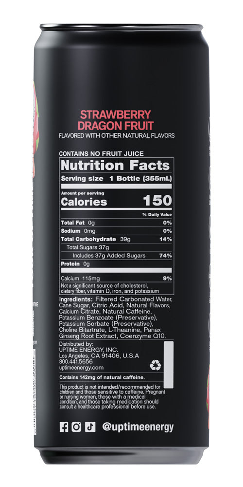 Strawberry Dragonfruit Cane Sugar 12 Pack