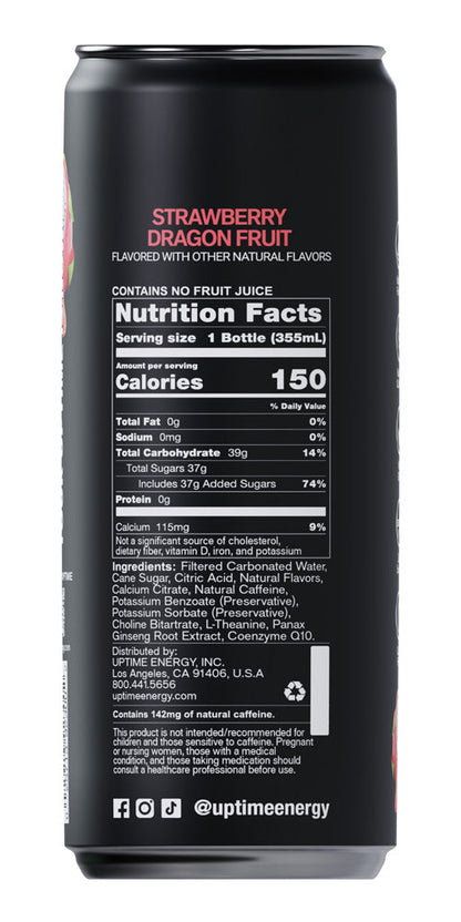 Strawberry Dragonfruit Cane Sugar 12 Pack