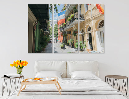 Streets of the French Quarter Canvas Print #9015