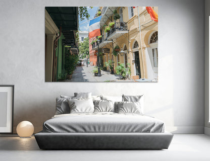 Streets of the French Quarter Canvas Print #9015