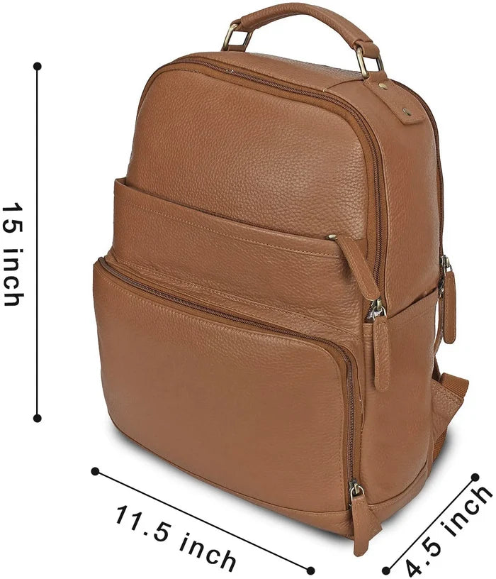 leather backpack