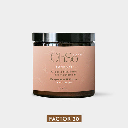 SunRays Tallow & Botanical Oil Suncream Factor 30