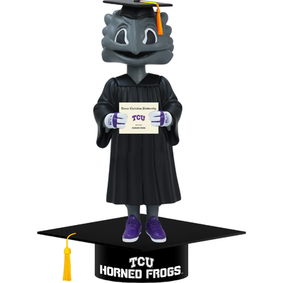 SuperFrog TCU Horned Frogs Mascot Graduation Bobblehead (Presale)