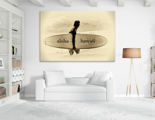 Surfing Decor Canvas Print #4195