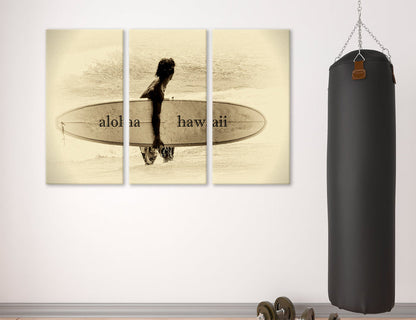 Surfing Decor Canvas Print #4195