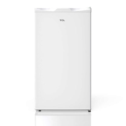 TCL 18 in. 3.1 Cu. Ft. Compact Single Door Mini Fridge in White (TRM31S4AW) main image.