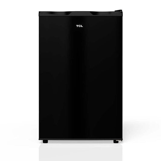 TCL 21 in. 4.5 Cu. Ft. Compact Single Door Mini Fridge in Black (TRM45S4AB) main image.