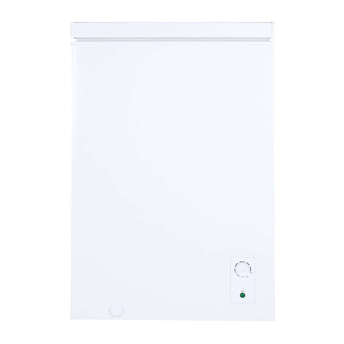 TCL 22 in. 3.4 Cu. Ft. Compact Freestanding Chest Freezer in White (TRC04M3AW) back.