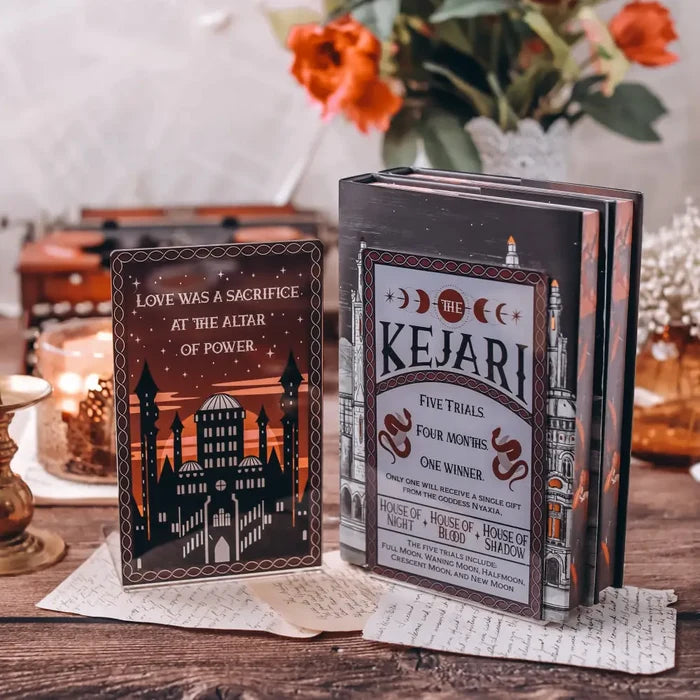 The Serpent and the Wings of Night Inspired Acrylic Bookends Accessories