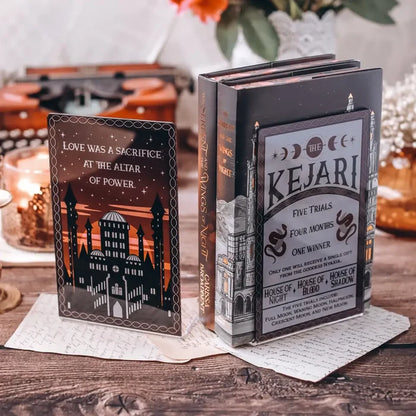 The Serpent and the Wings of Night Inspired Acrylic Bookends Accessories