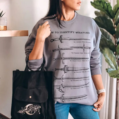 Throne of Glass Inspired: Weapons Pullover Sweater Shirt