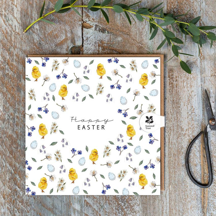 Toasted Crumpet Greetings Card - Happy Easter Chicks