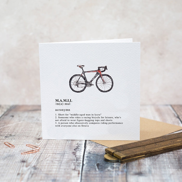 Toasted Crumpet Greetings Card - M.A.M.I.L