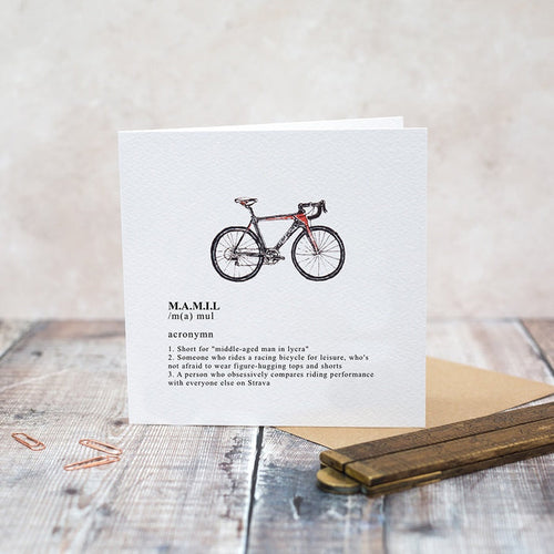 Toasted Crumpet Greetings Card - M.A.M.I.L