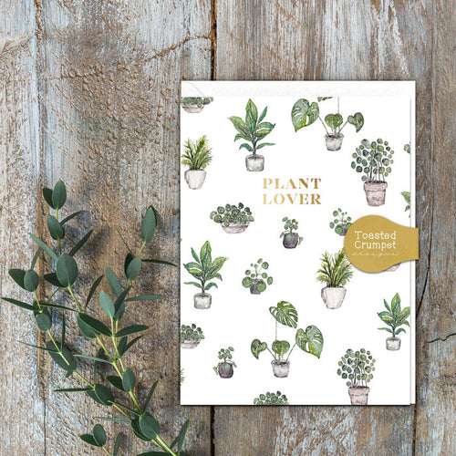 Toasted Crumpet Petite Greetings Card - Plant Lover
