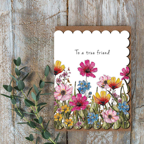 Toasted Crumpet Petite Greetings Card - To A True Friend